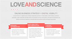 Desktop Screenshot of loveandscience.com